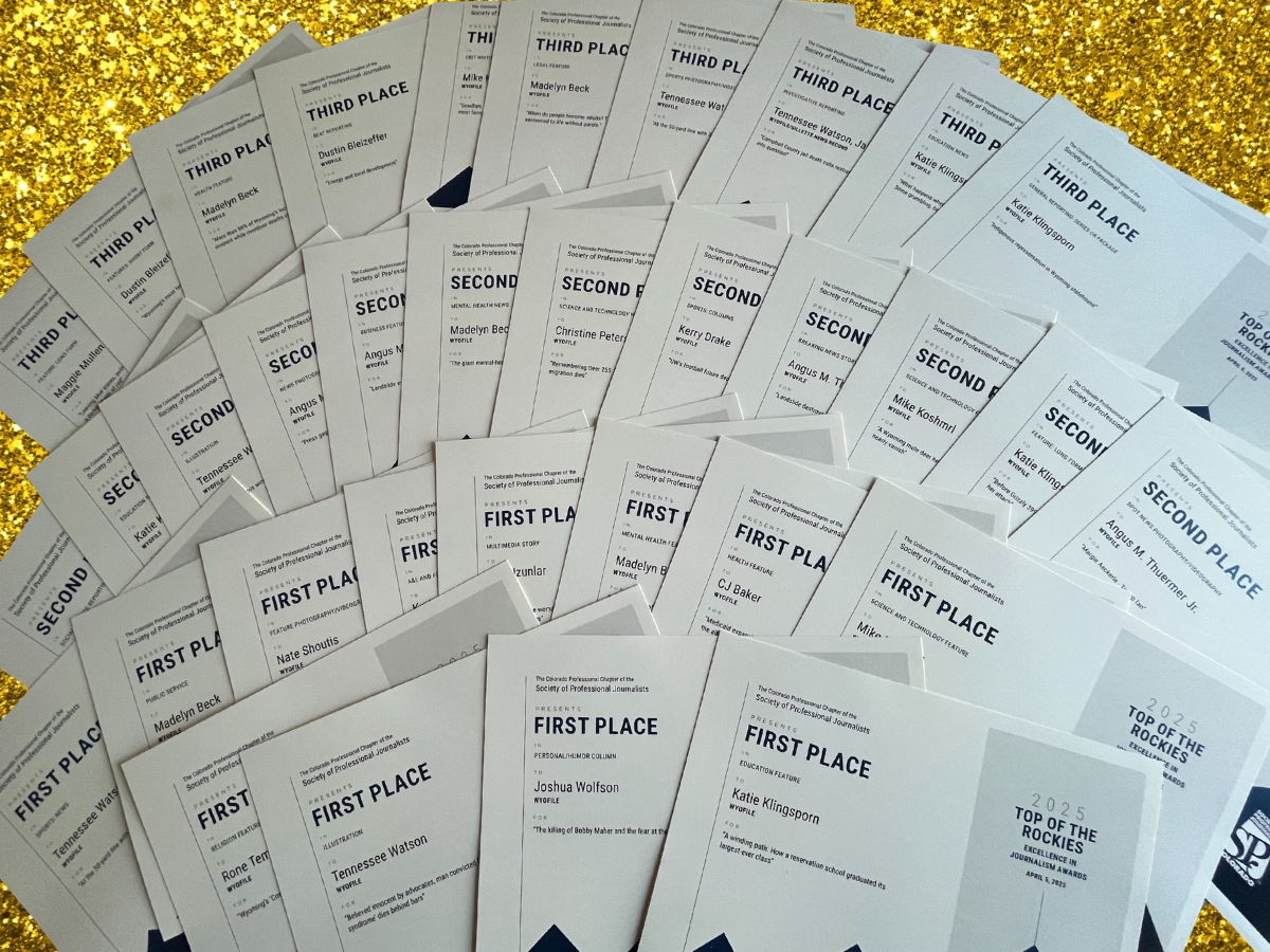 WyoFile takes home 36 Top of the Rockies journalism awards