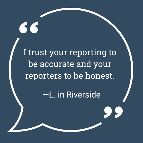Testimonial from Riverside